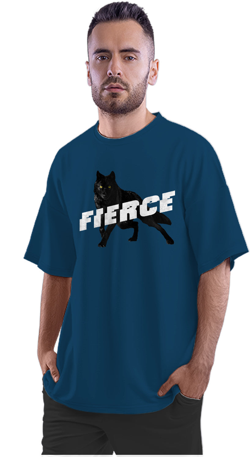 Fierce Wolf Oversized Unisex T-shirt