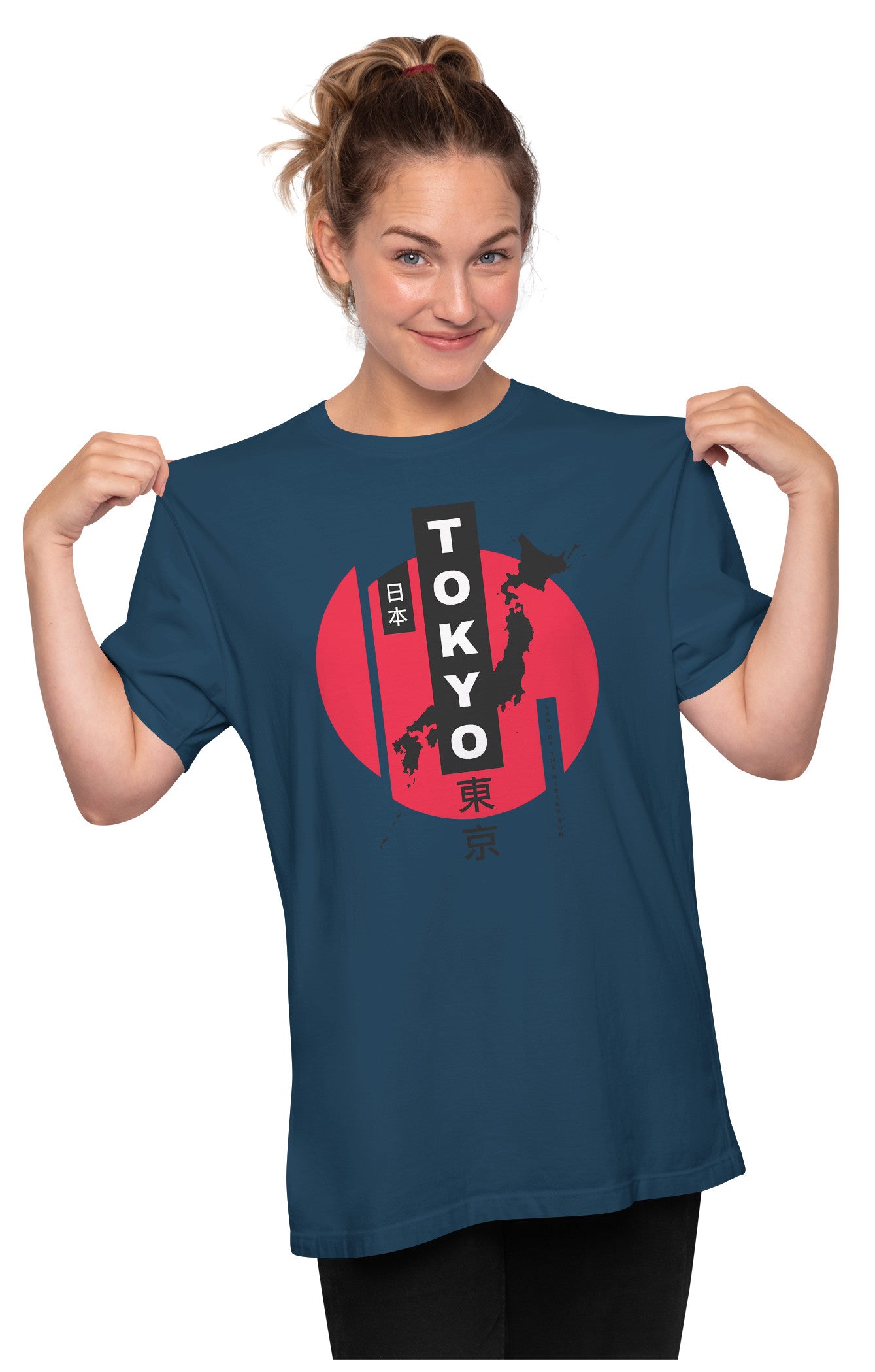 Land Of The Rising Sun - Japan Oversized Unisex T-shirt
