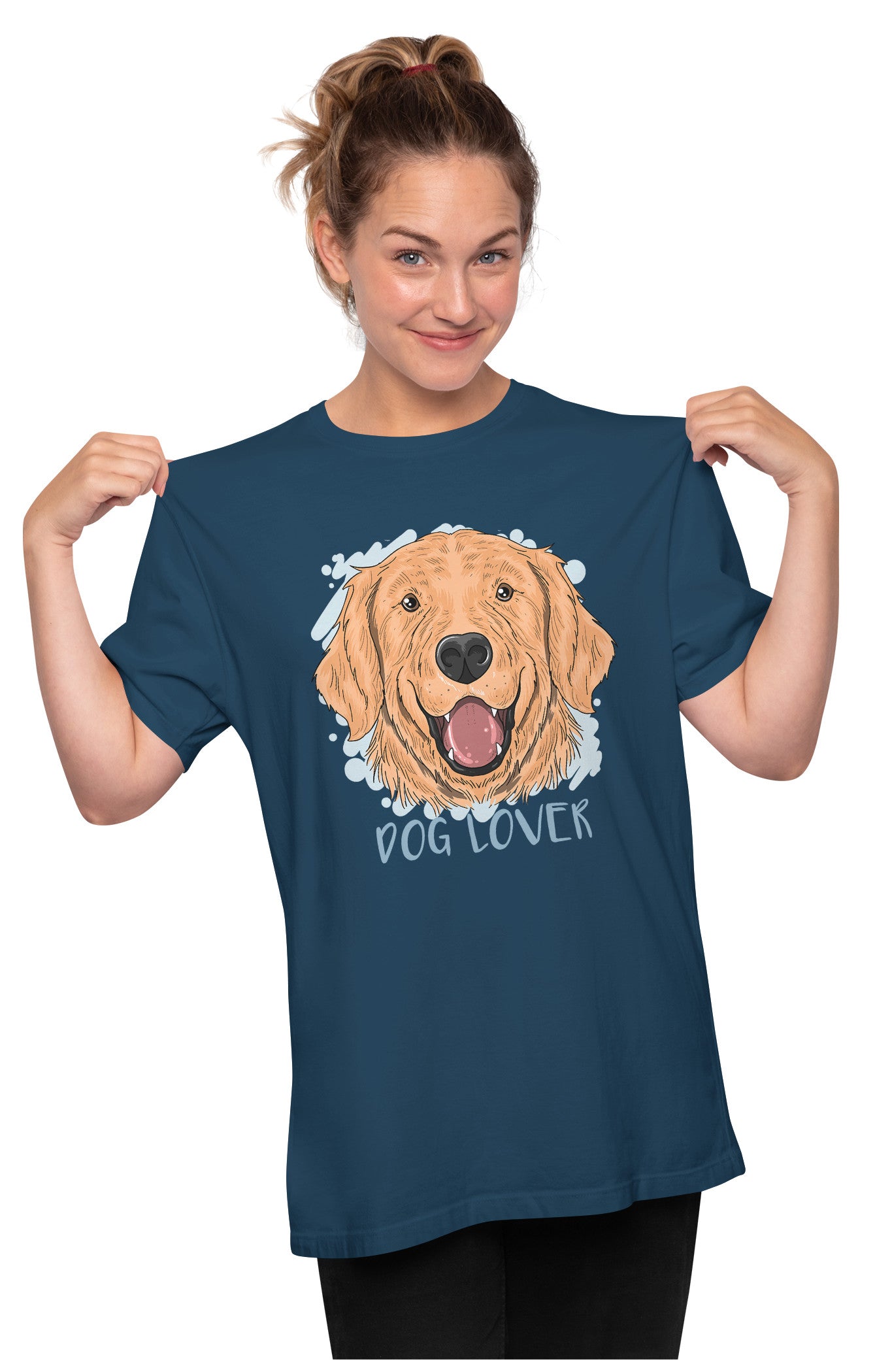 Dog Lover - Golden Retriever Oversized Unisex T-shirt