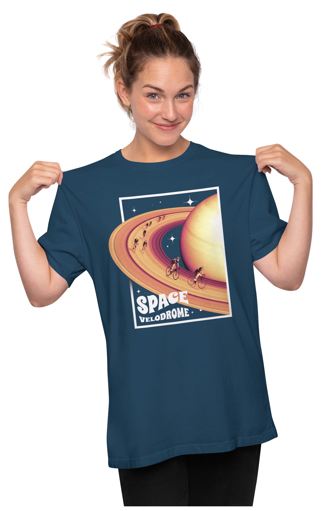 Space Velodrome - Saturn Oversized Unisex T-shirt