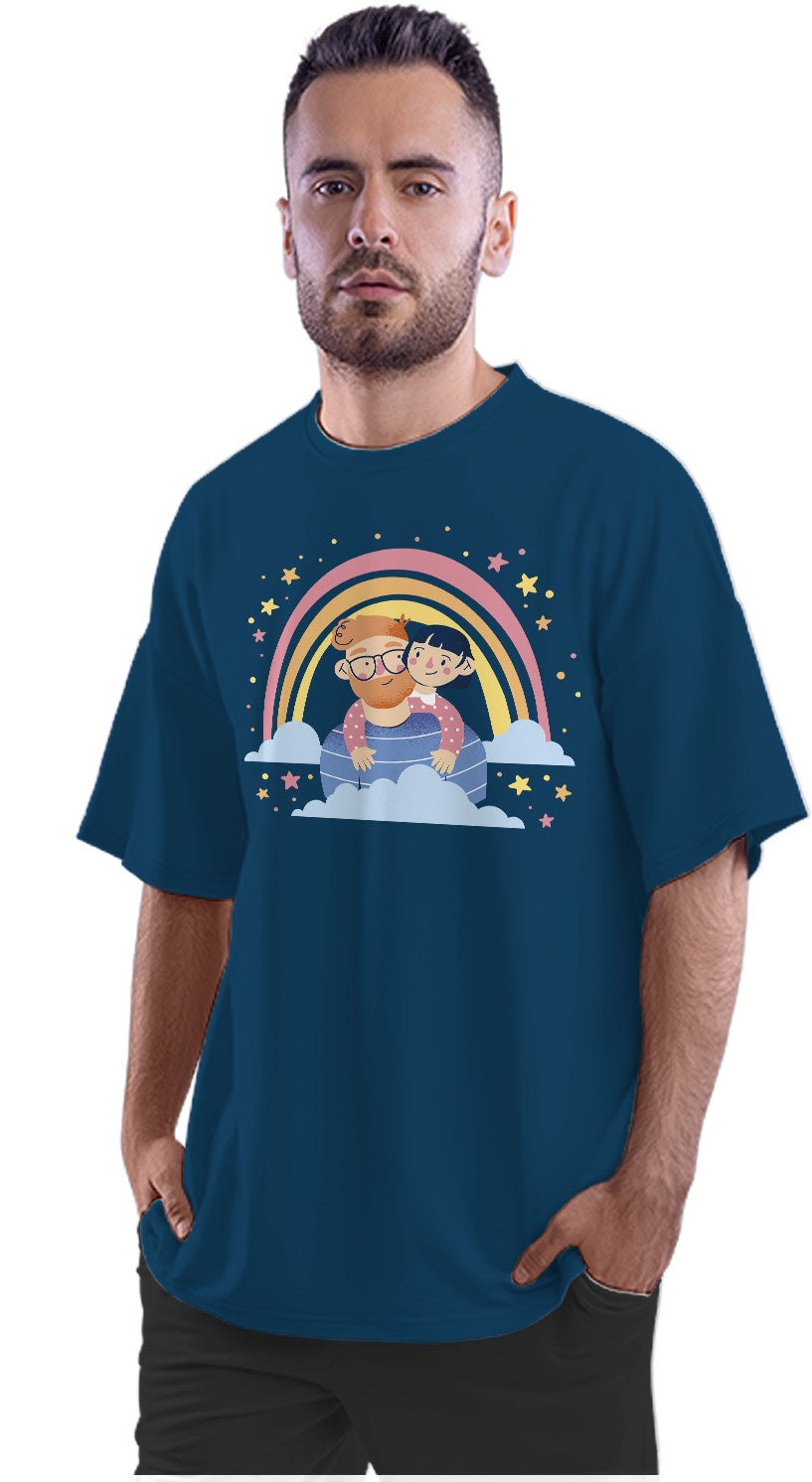 Father's Day - Father & Daughter Oversized Unisex T-shirt