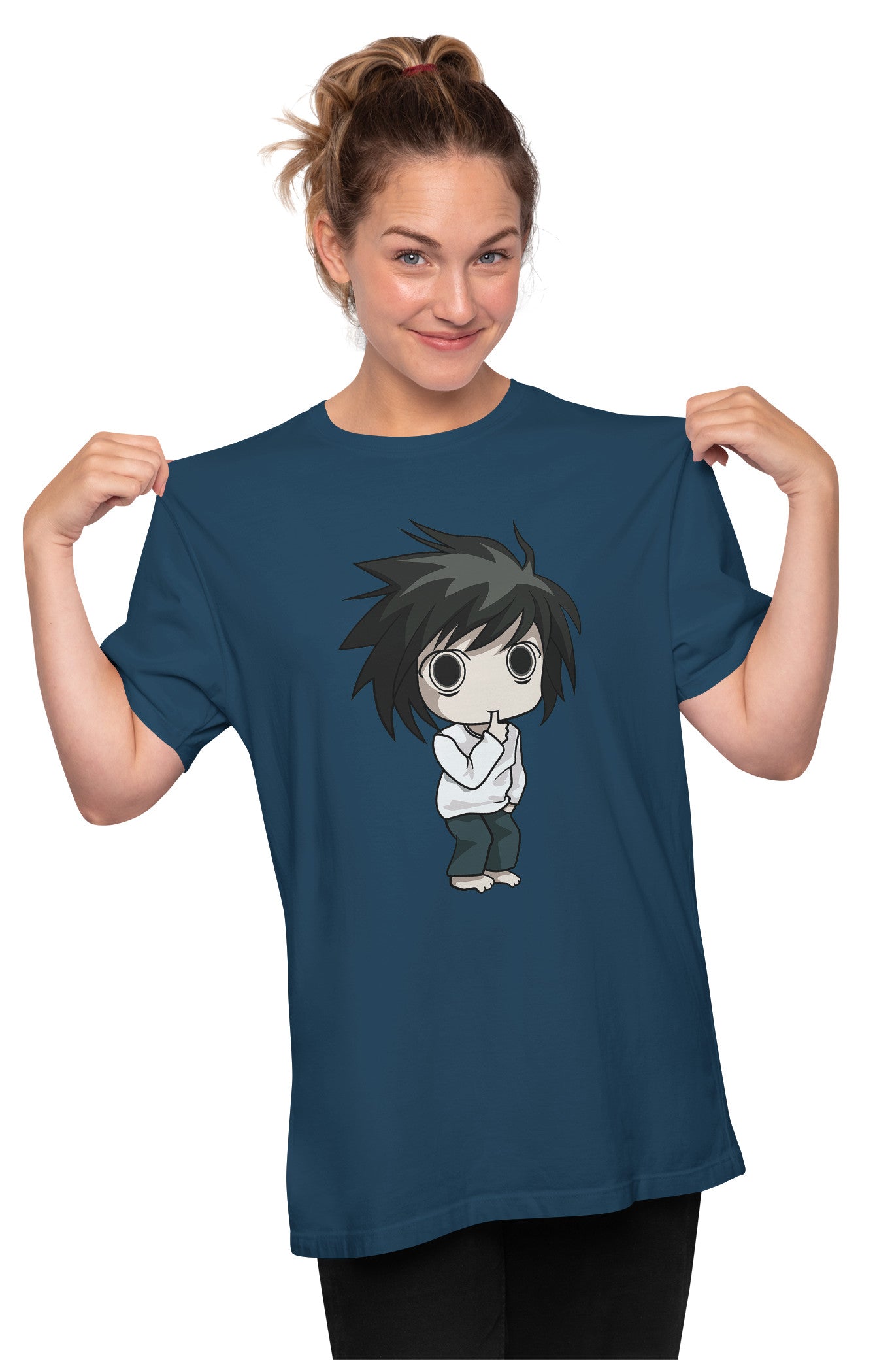 Death Note - L - Chibi Oversized Unisex T-shirt