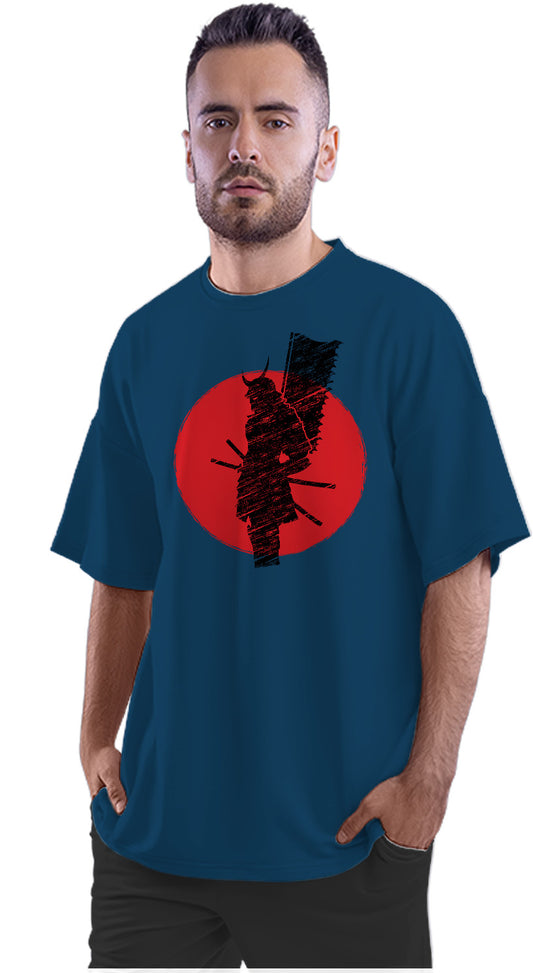 Samurai - Japanese Artwork Oversized Unisex T-shirt