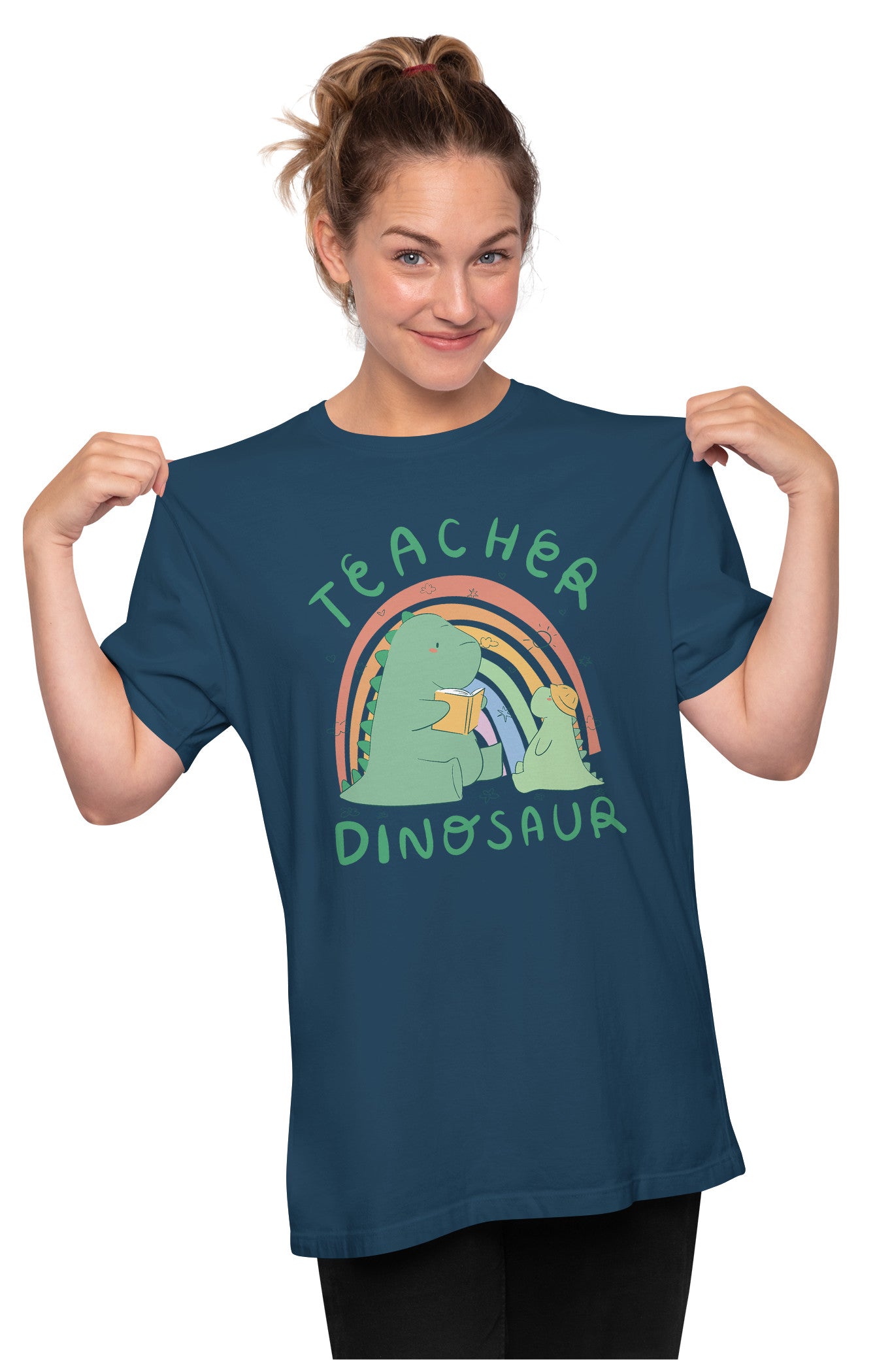 Dinosaur Teacher Oversized Unisex T-shirt