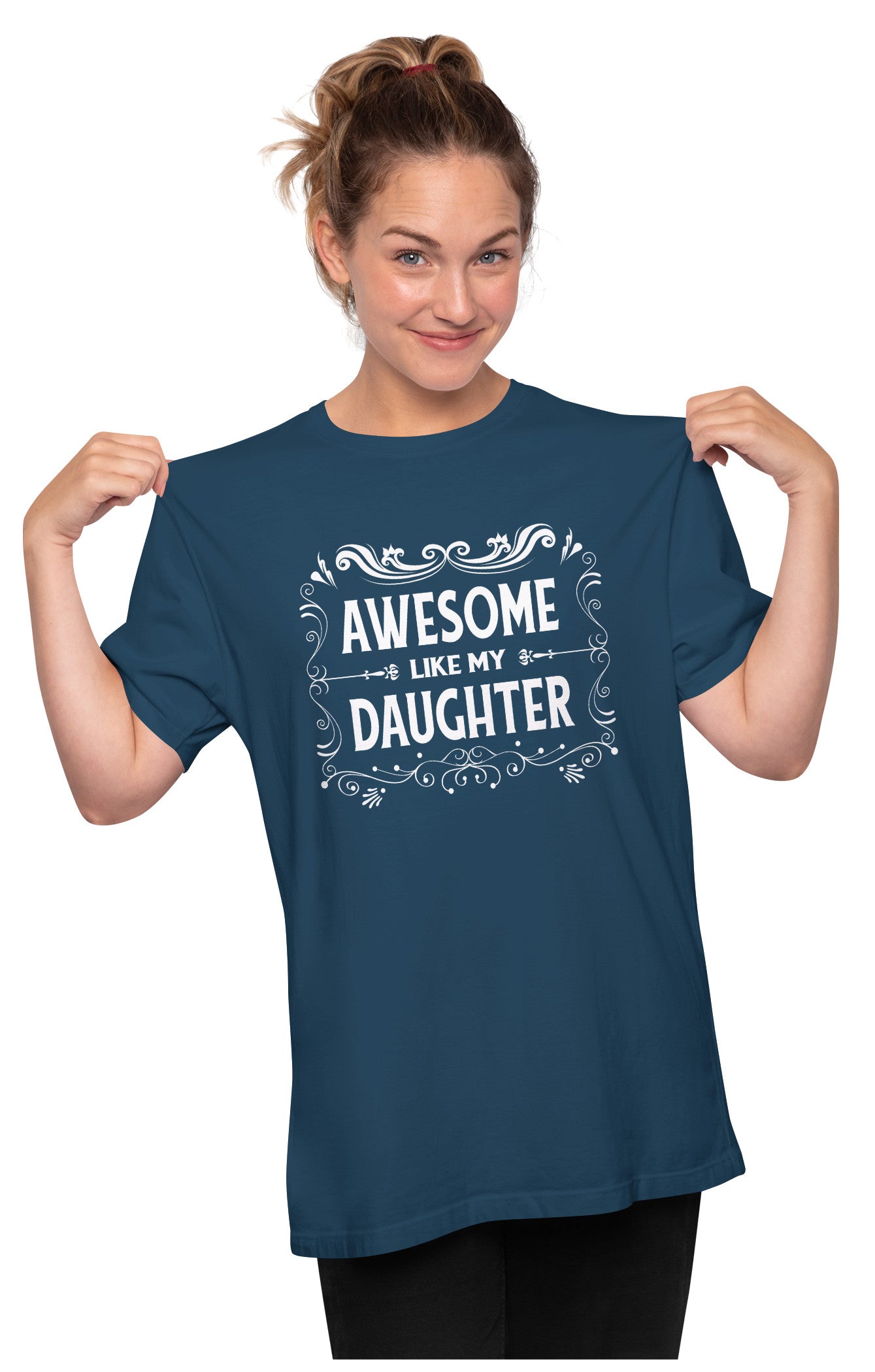 Awesome Like My Daughter - Father Oversized Unisex T-shirt