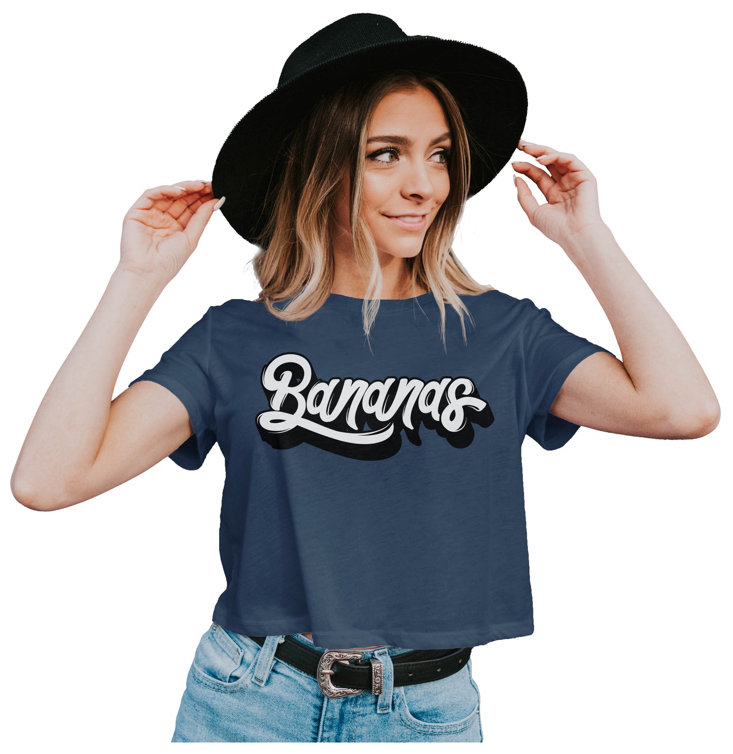 Bananas - Lettering Crop Top