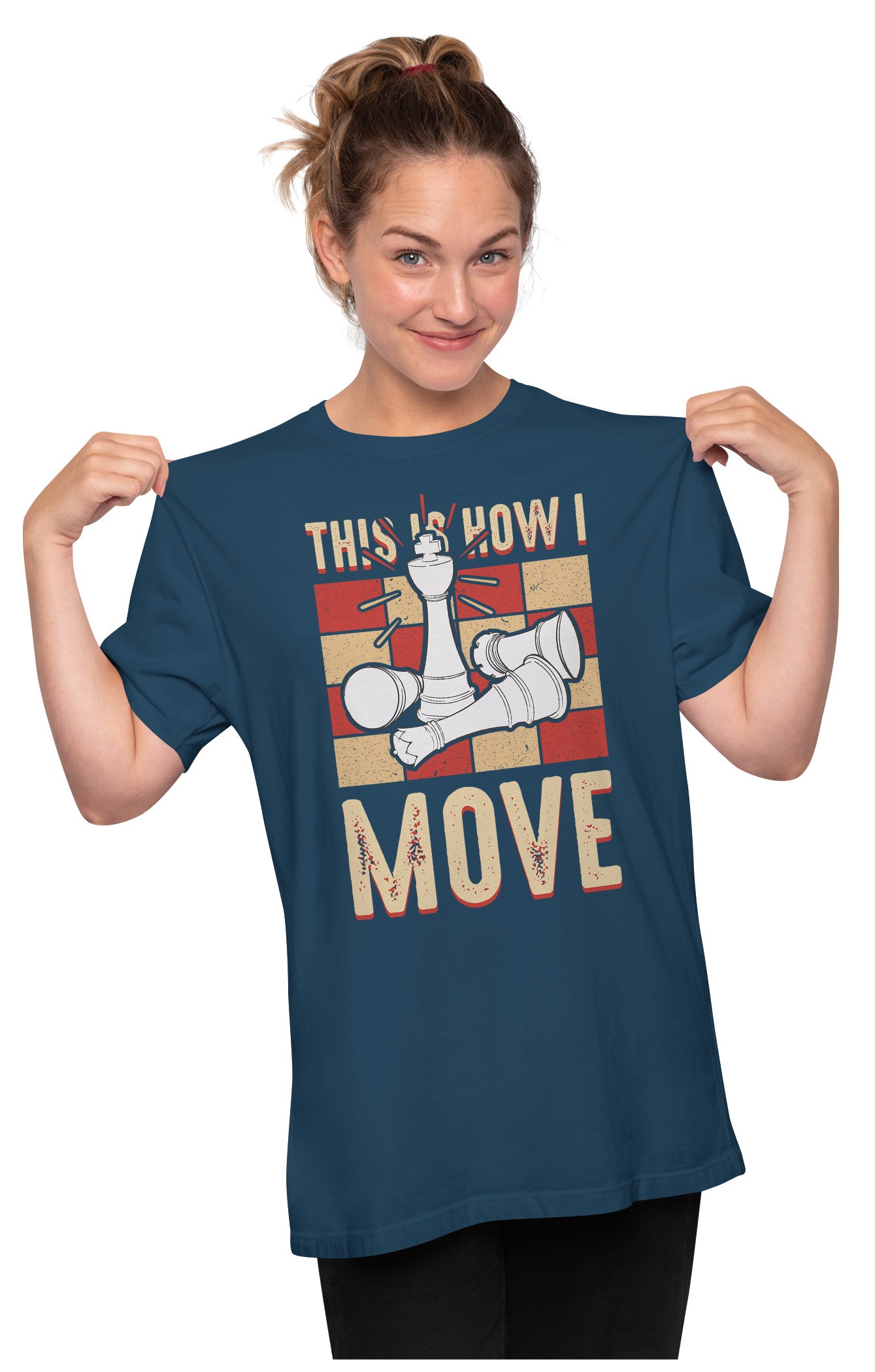 This Is How I Move - Chess Oversized Unisex T-shirt