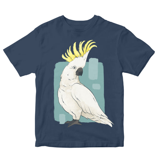 Cackatoo Exotic Bird Illustration Toddler