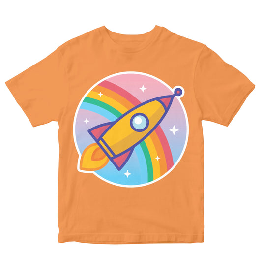 Colourful Cartoon Rocket Kids