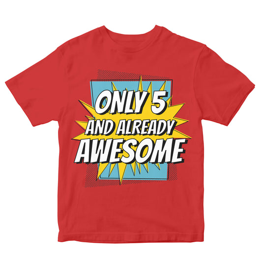 Fifth Birthday - Comic Quote Toddler