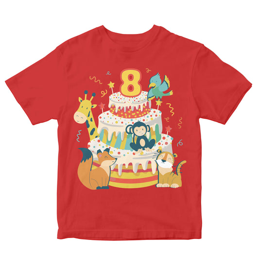 Eighth Birthday Cake - Eight Year Old Birthday Toddler