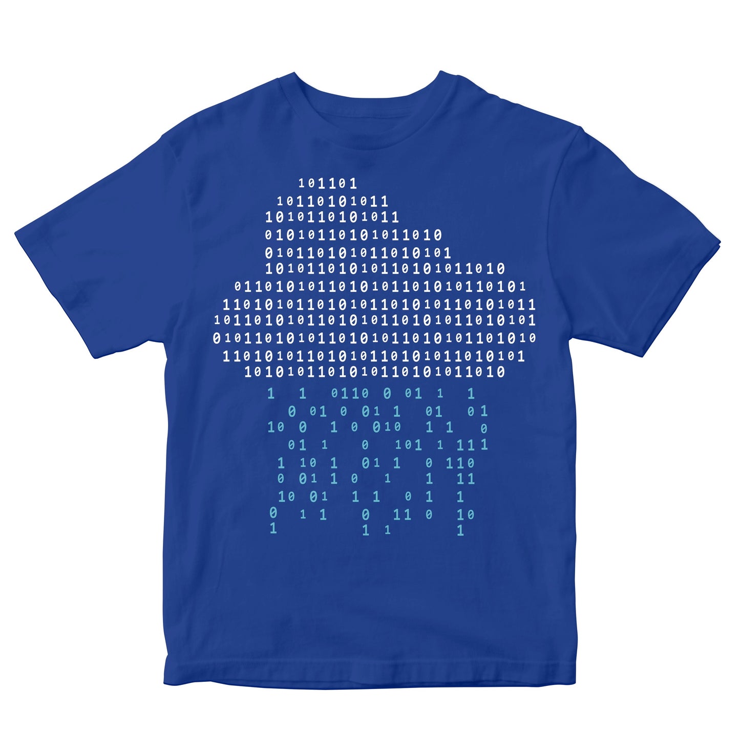 Cloud Made Of Binary Code Kids