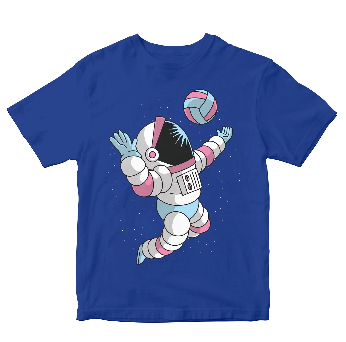 Astronaut Playing Space Volleyball Kids