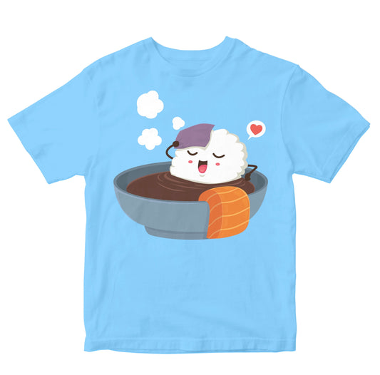 Sushi Bathing In Soy Sauce Kids