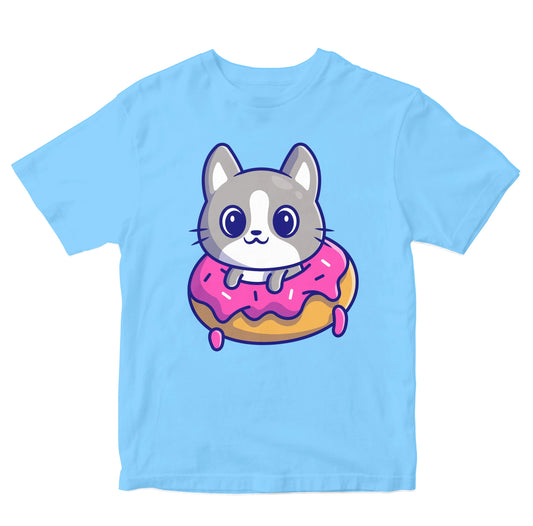 Cute Cat On Doughnut Toddler