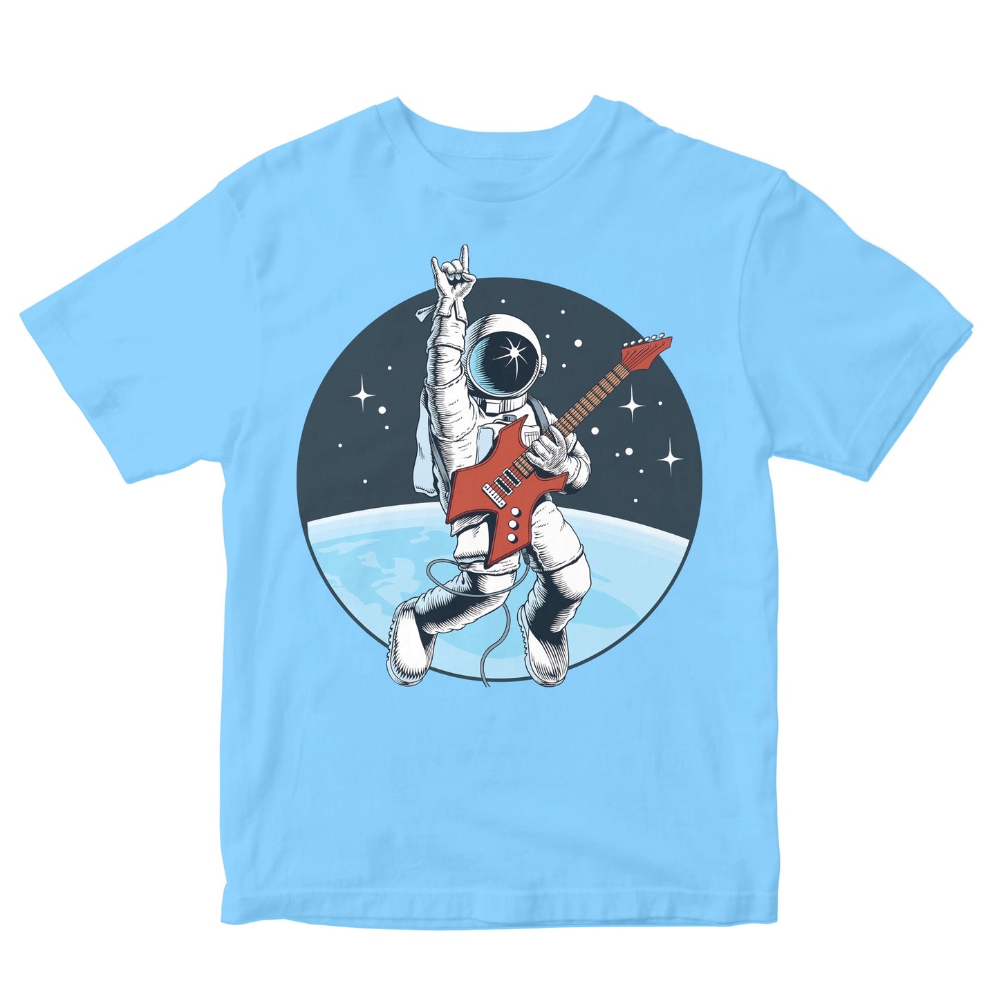 Astronaut Shredding Electric Guitar Toddler