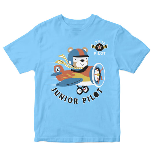 Junior Bear Pilot Flying Plane Toddler