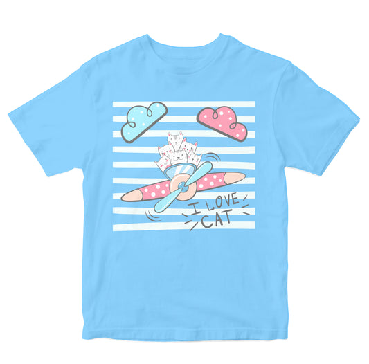 Happy Cats In Airplane Toddler