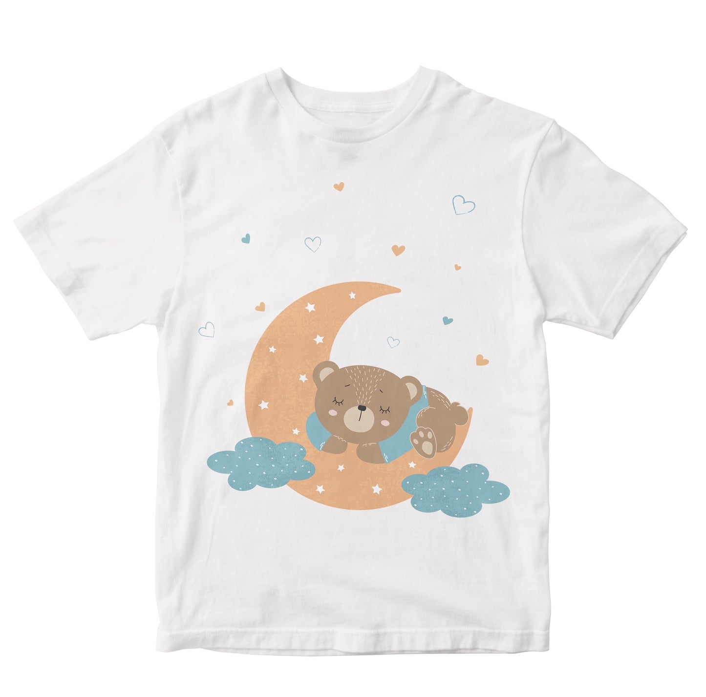 Little Bear Sleeping On The Moon Kids