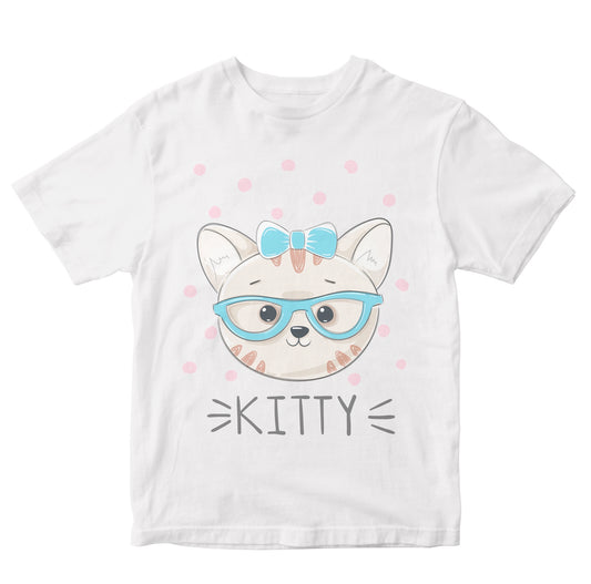 Pretty Kittty Hand Drawn Kids