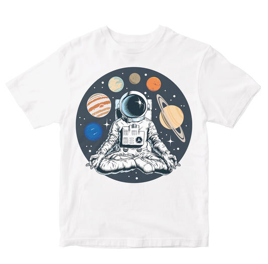 Astronaut Meditating - Planets Toddler