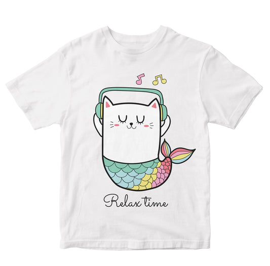 Relax Time - Cat Mermaid Kids