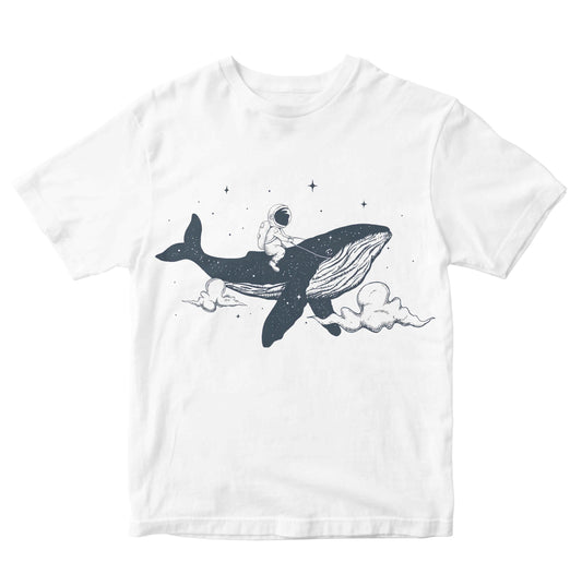 Cute Astronaut And Whale Kids