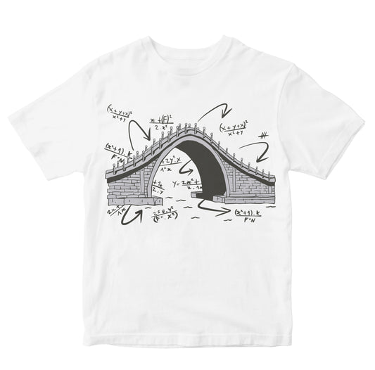 Bridge With Engineering & Math Equations Kids