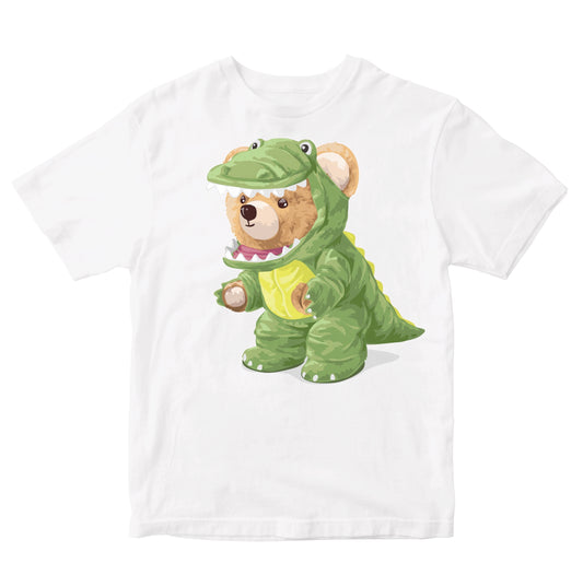 Teddy Bear In Alligator Costume Kids