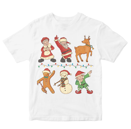 Christmas Characters Dancing Kids
