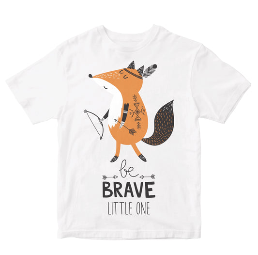 Be Brave Little One - Cute Boho Fox Toddler