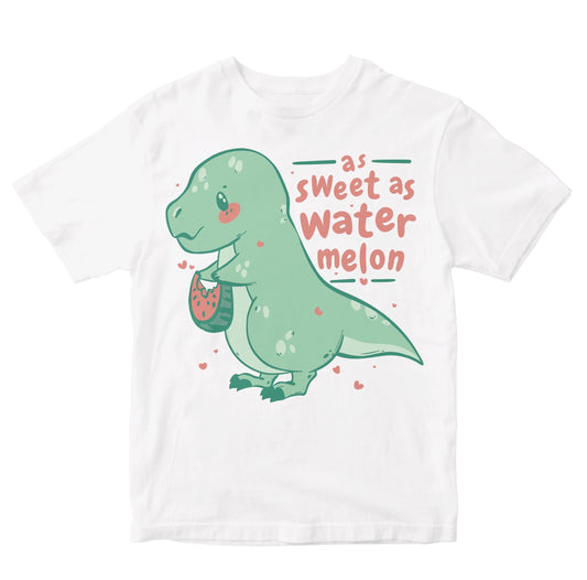 As Sweet As Watermelon T-Rex Kids