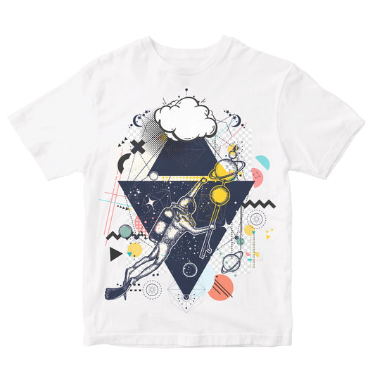 Astronaut Cut-Out Detailed Doodle Kids