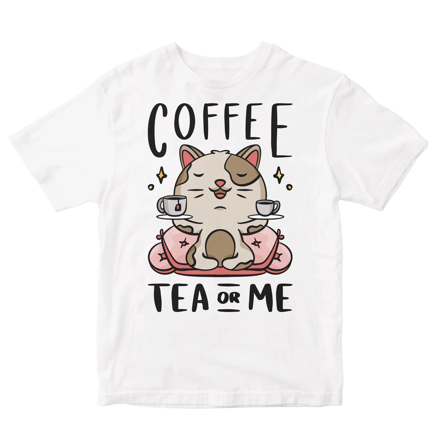 Coffee Tea Or Me Kawaii Cat Toddler