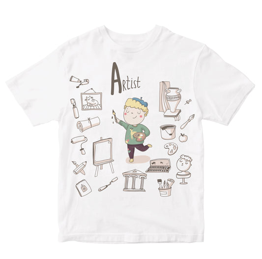 Cute Artist - Cute Alphabet Profession Toddler