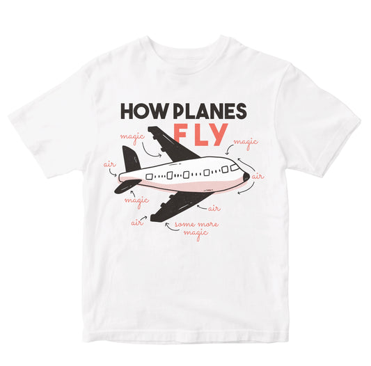 How Planes Fly - Cute Illustration Toddler