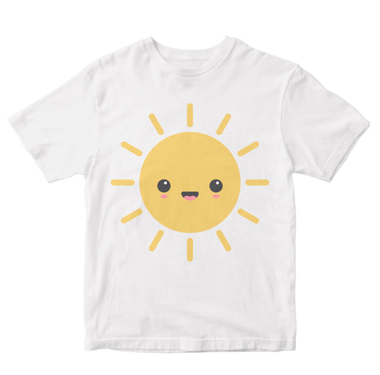 Smiling Sun Cartoon Kids