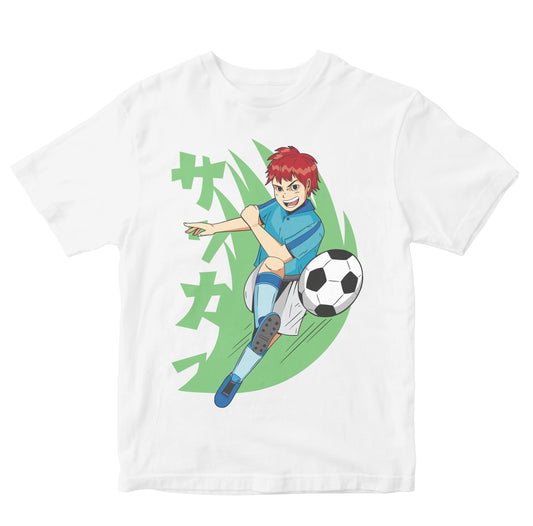 Anime Boy Playing Football Kids