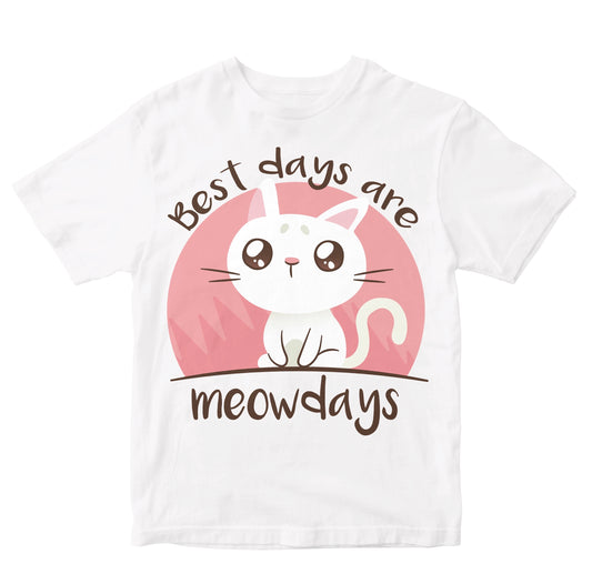 Best Days Are Meowdays - Cute Kitten Kids