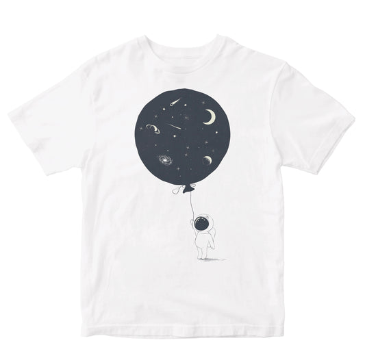 Astronaut With Universe Balloon Kids