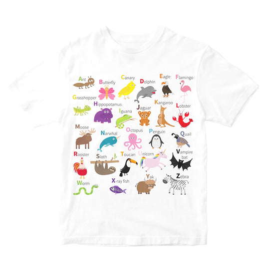 Animals From The Letters Of The Alphabet Kids