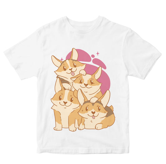 A Pile Of Cute Corgis - Corgi Kids