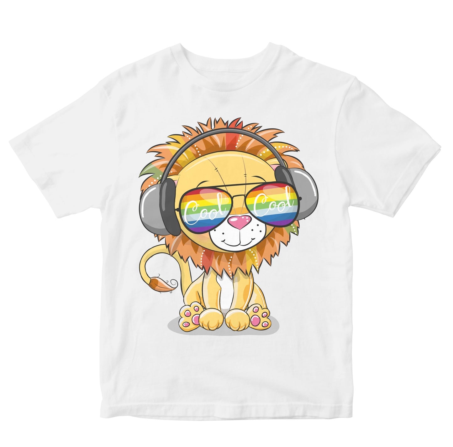Cool Lion Wearing Sunglasses Kids