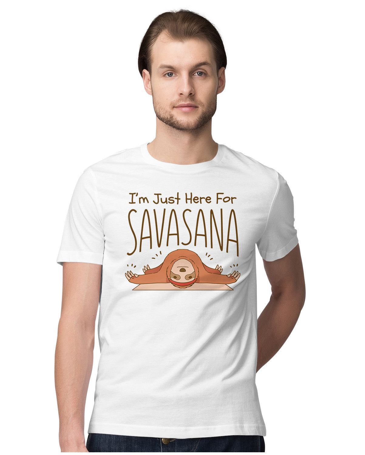 Just Here For Savasana - Funny Sloth