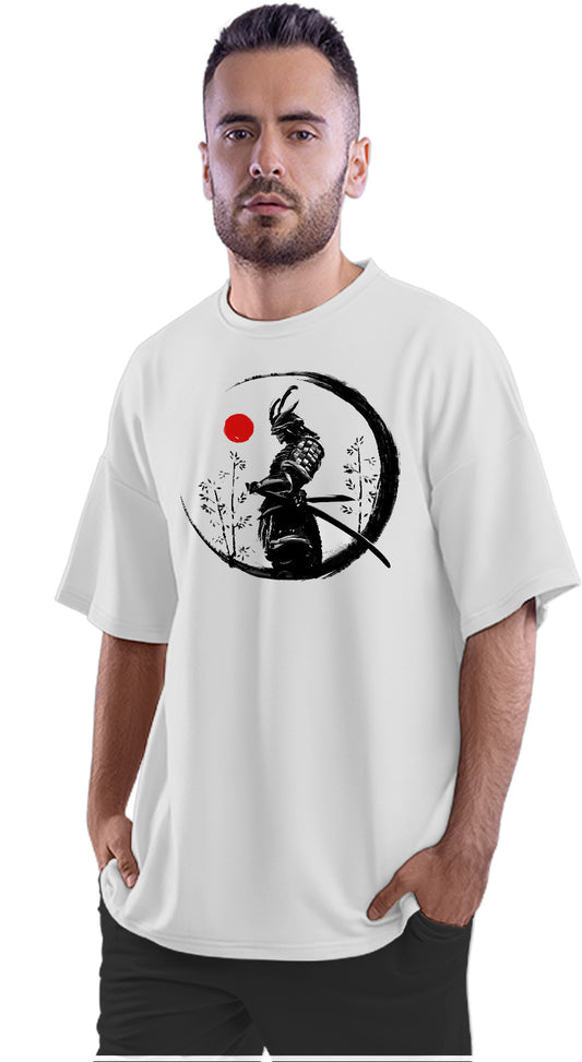 Legendary Dark Samurai Japanese Artwork Oversized Unisex T-shirt