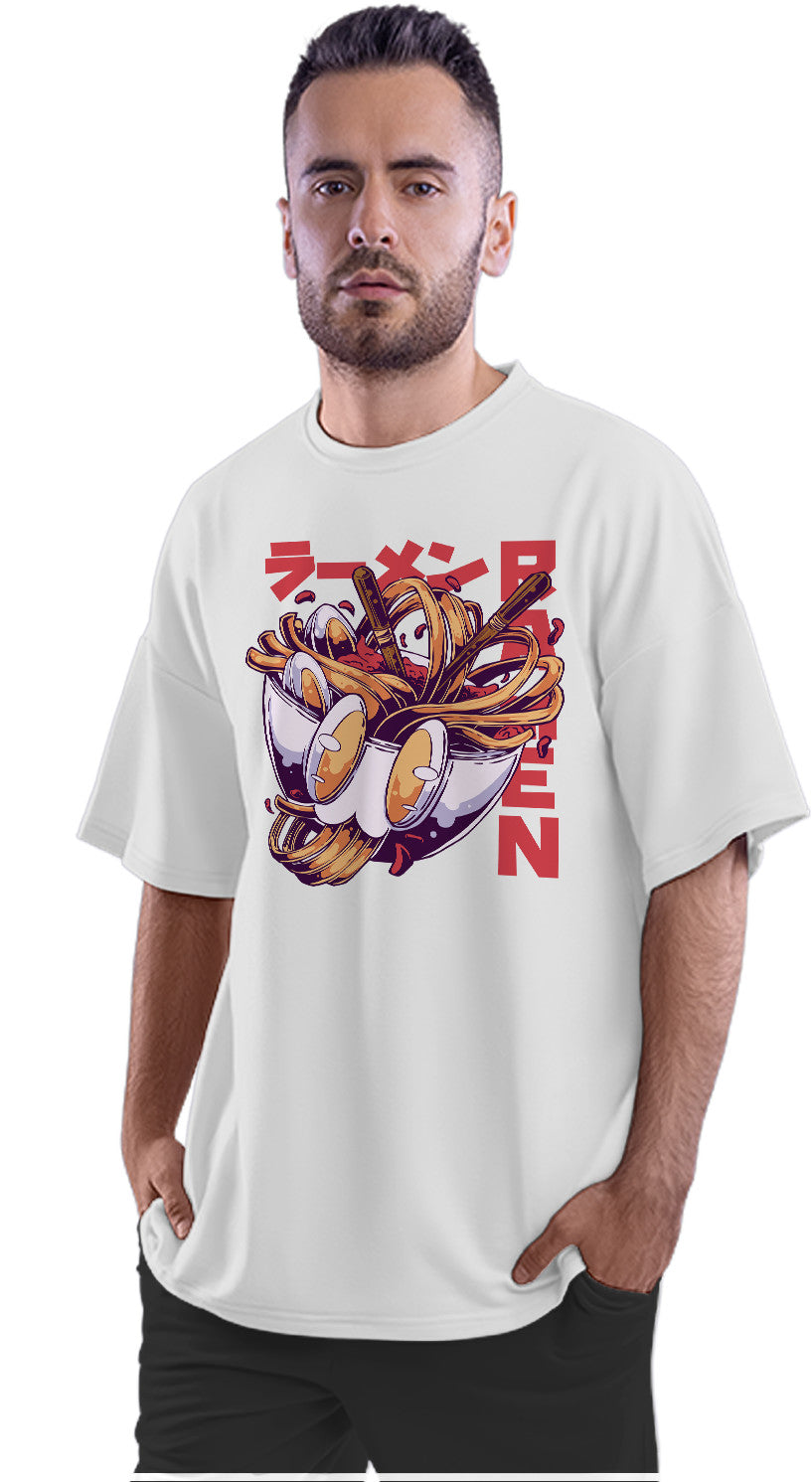 Anime Ramen Bown Oversized Unisex T-shirt