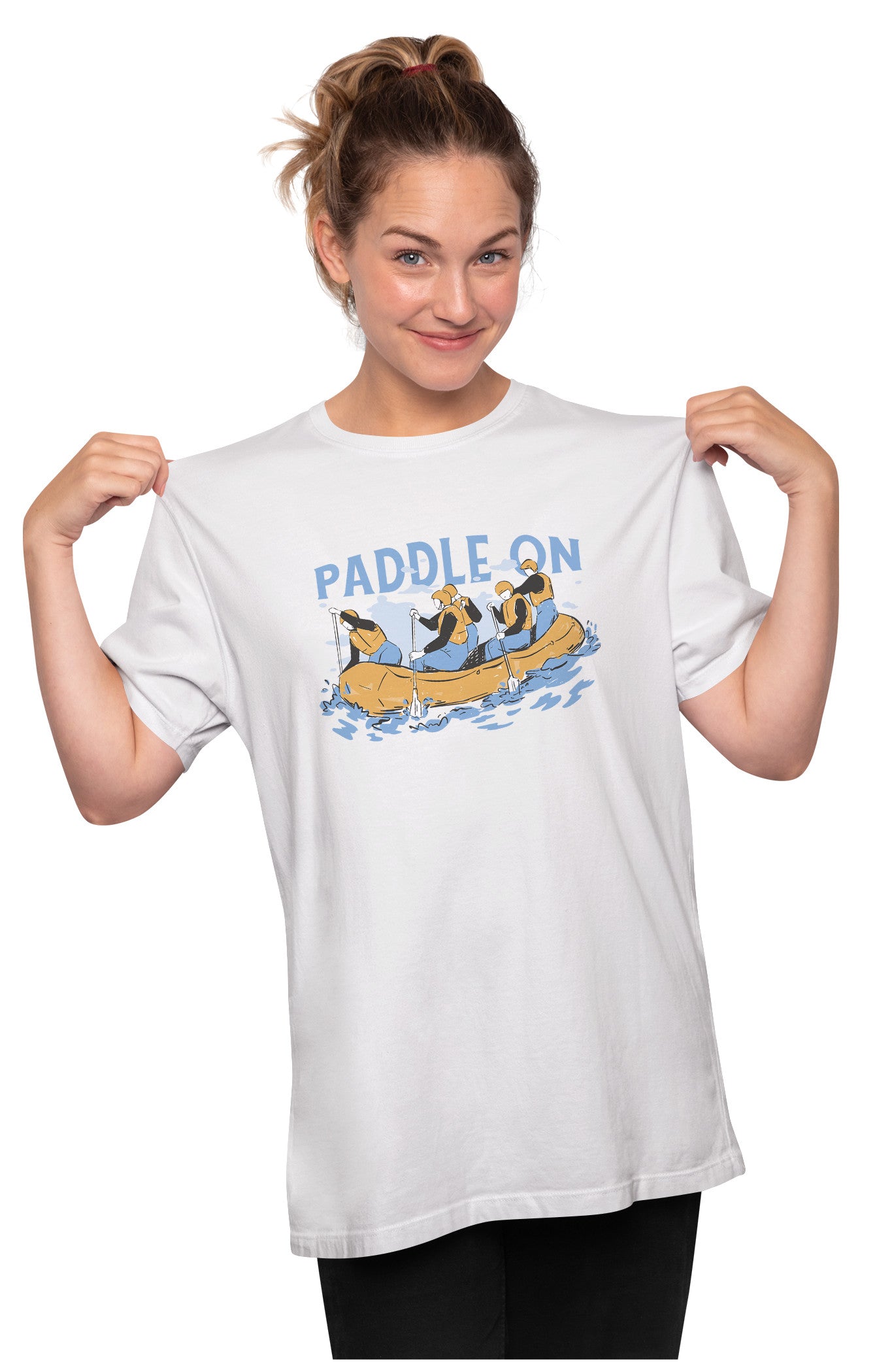 Paddle On - River Rafting Team Oversized Unisex T-shirt