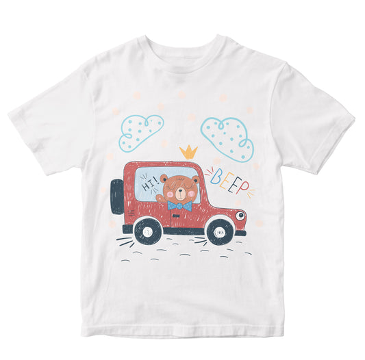 Bear Driving Car Toddler