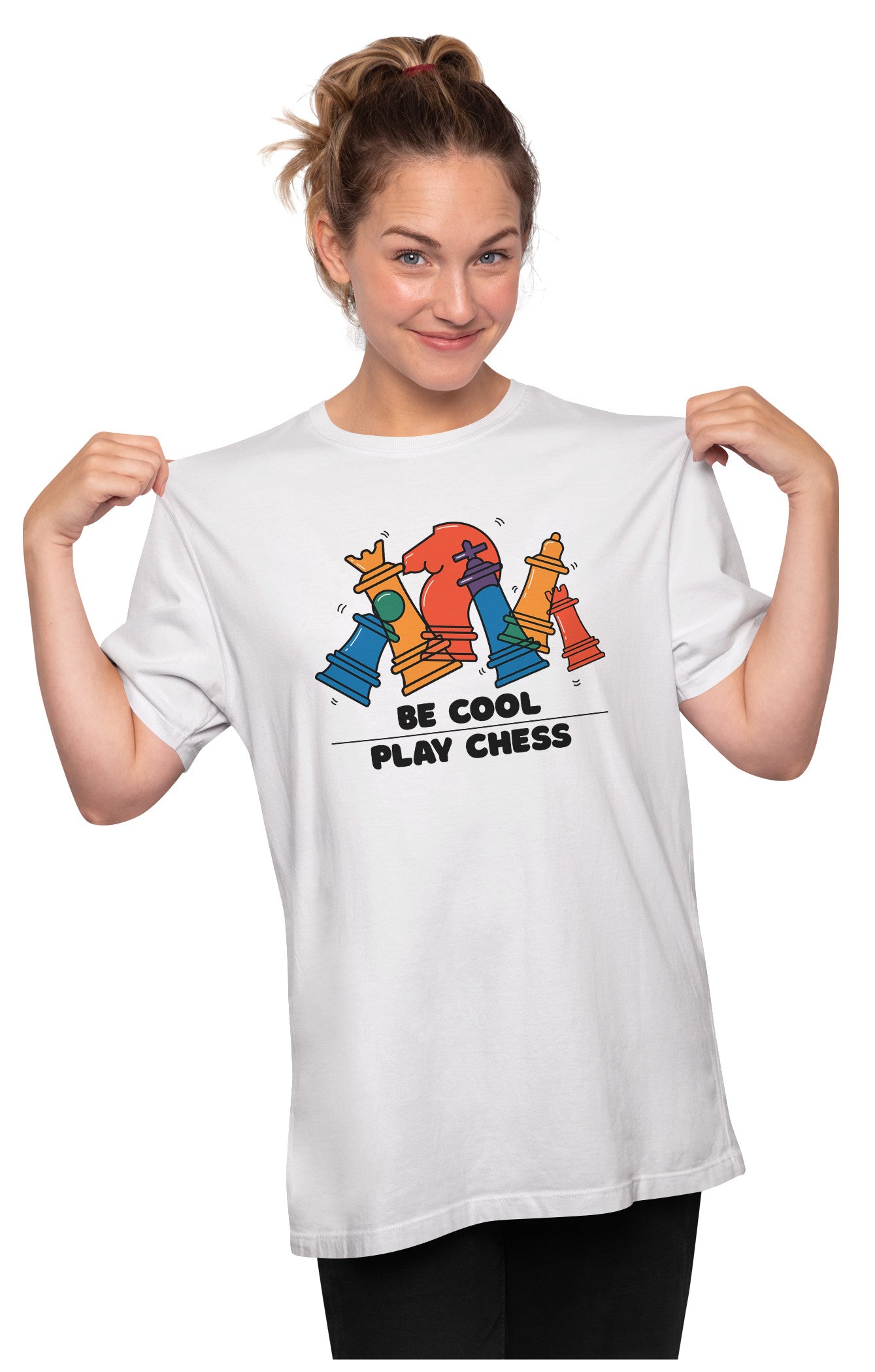 Be Cool, Play Chess Oversized Unisex T-shirt