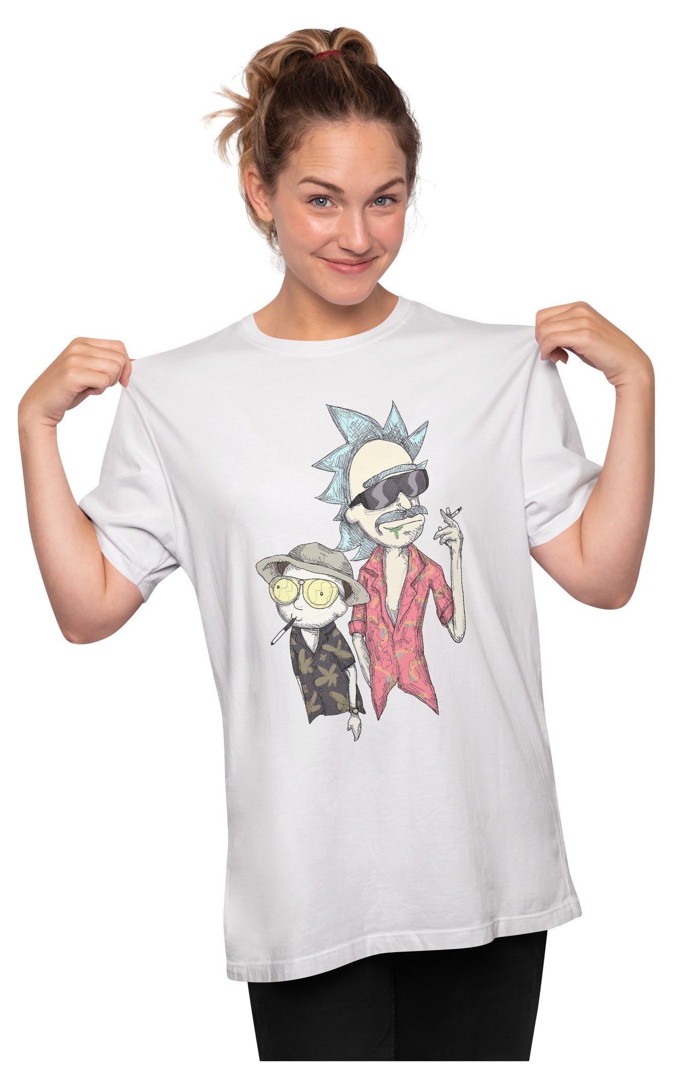 Fear & Loathing - Rick Sanchez & Morty Smith Oversized Unisex T-shirt